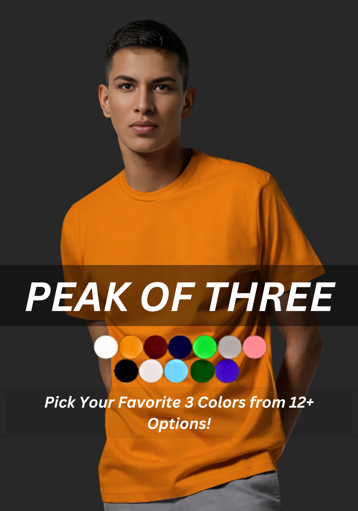 PACK OF 3 CREW NECK T-SHIRTS