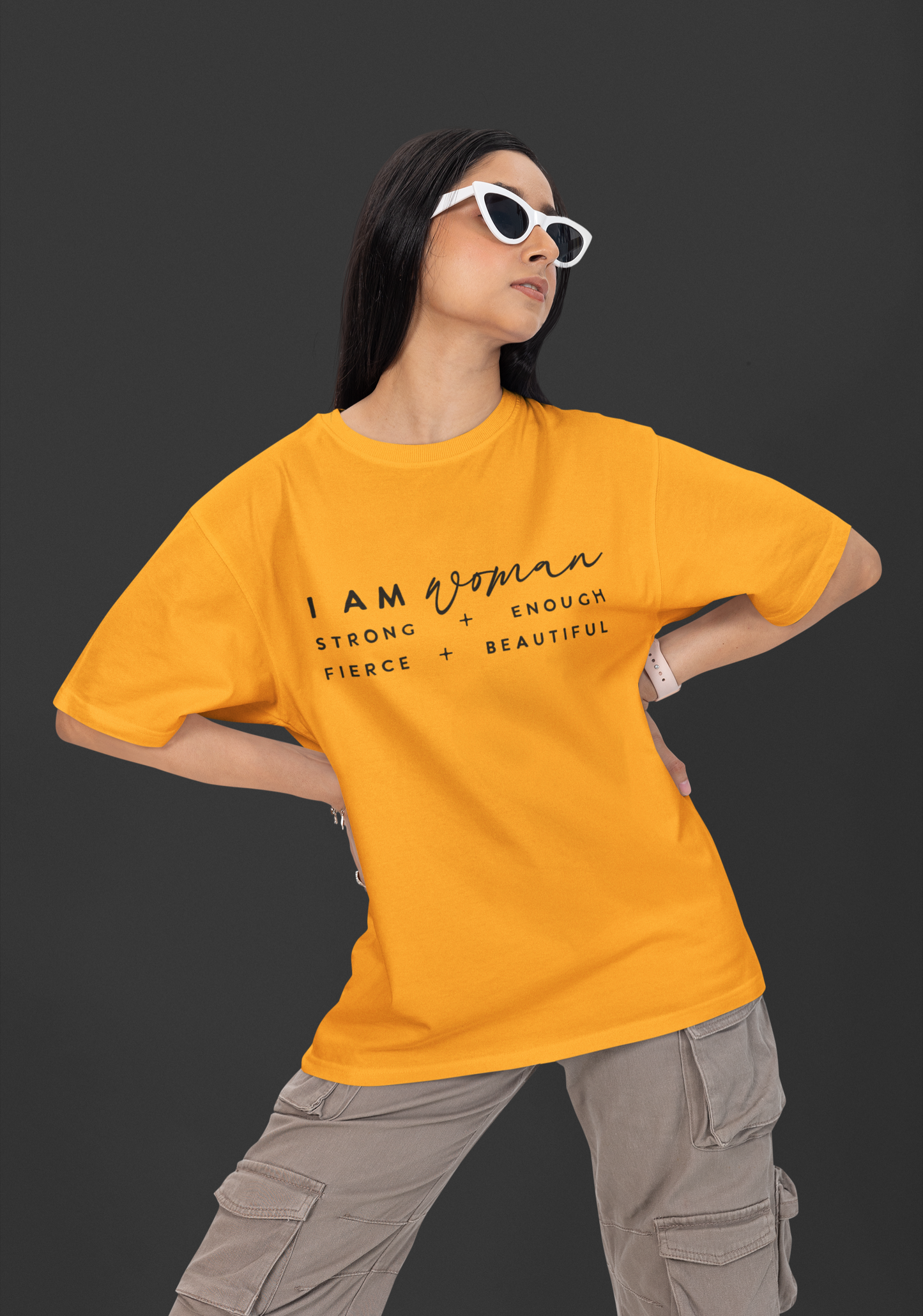 I AM WOMAN - CLASSIC OVERSIZED TEE