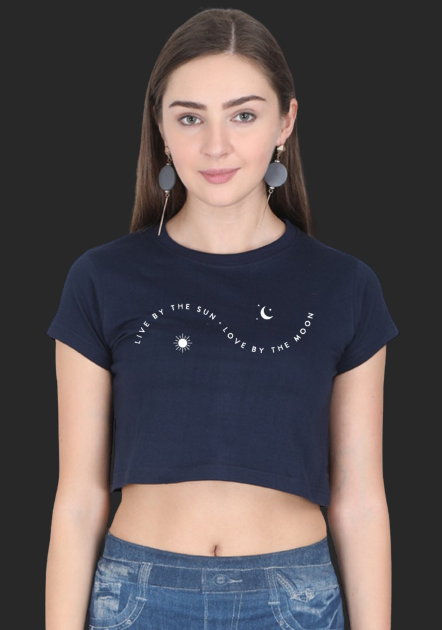 LOVE LIVE - PRINTED CROP TOP