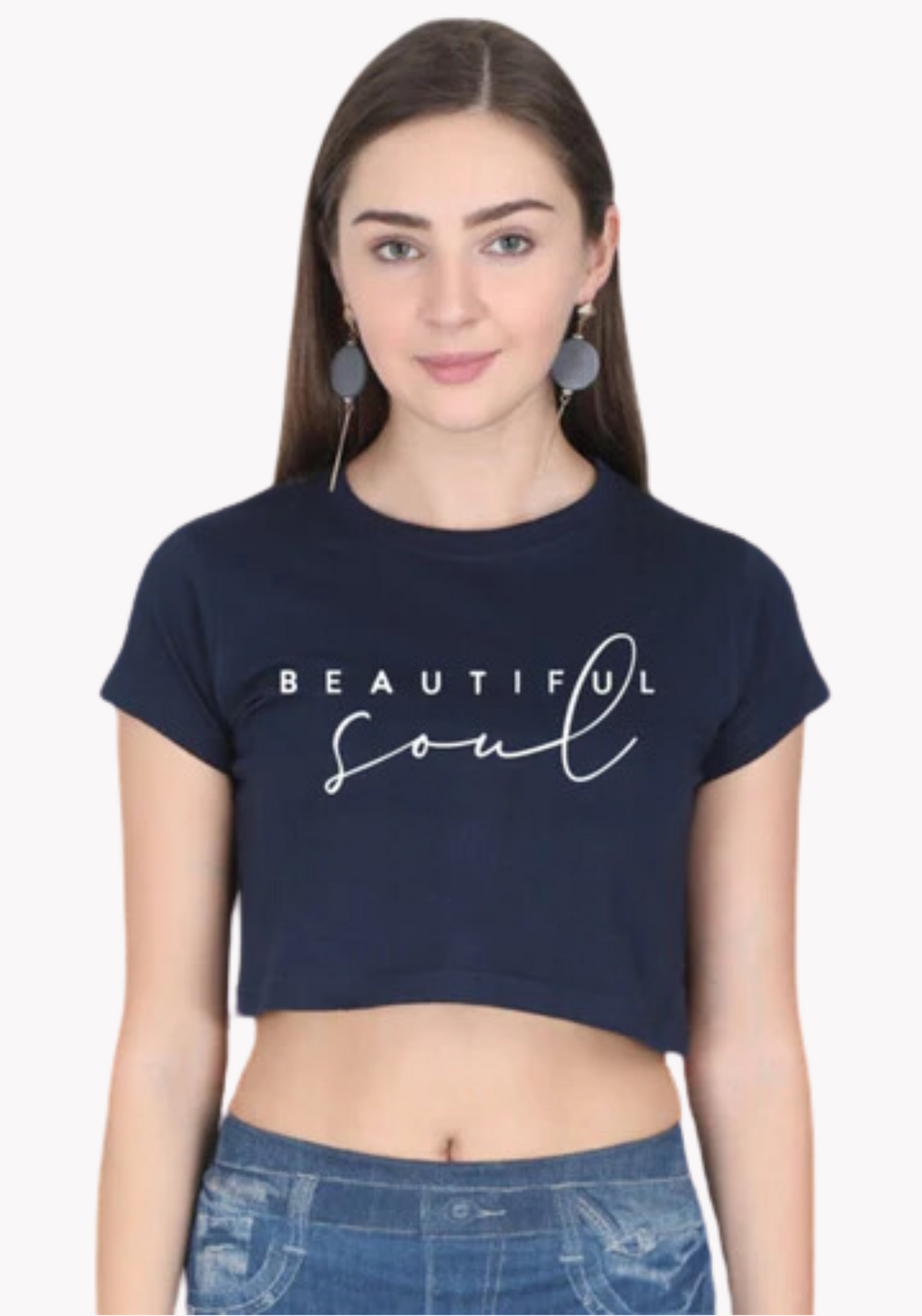 BEAUTIFUL SOUL - PRINTED CROP TOP