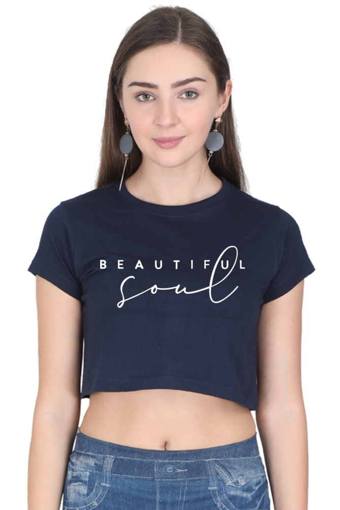 BEAUTIFUL SOUL - PRINTED CROP TOP