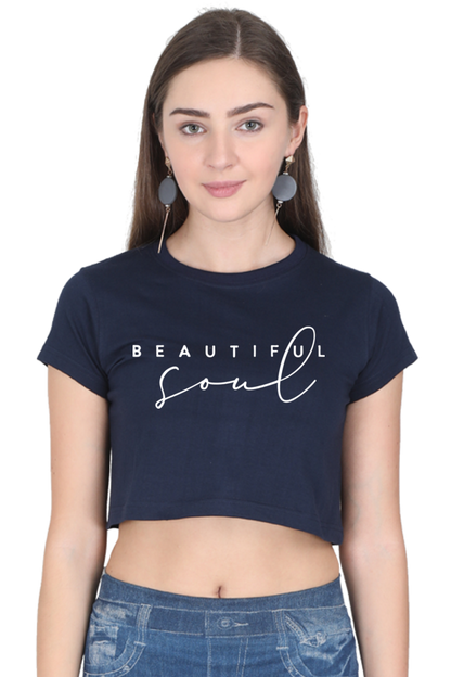 BEAUTIFUL SOUL - PRINTED CROP TOP