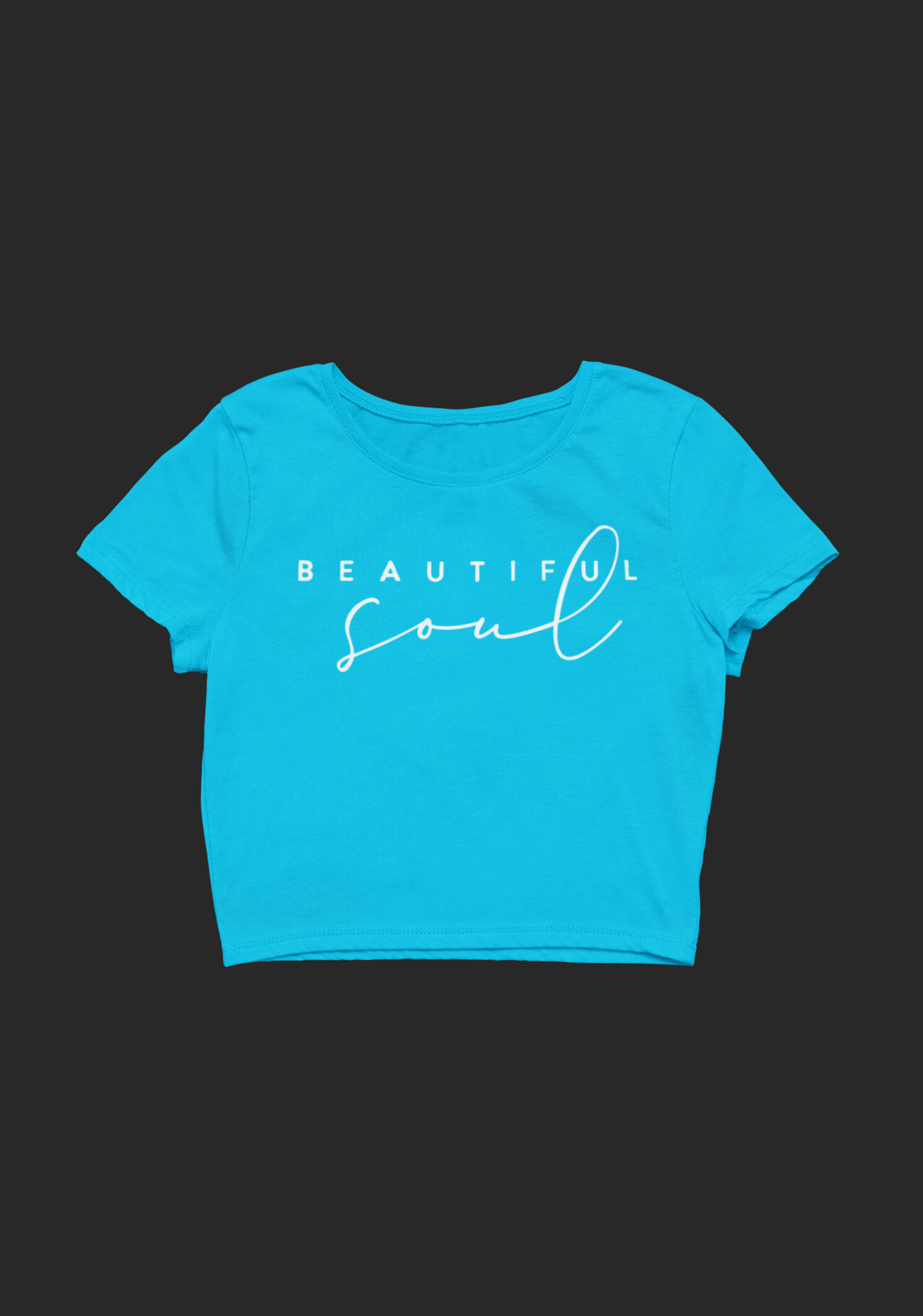 BEAUTIFUL SOUL - PRINTED CROP TOP