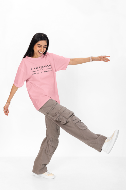 I AM WOMAN - CLASSIC OVERSIZED TEE